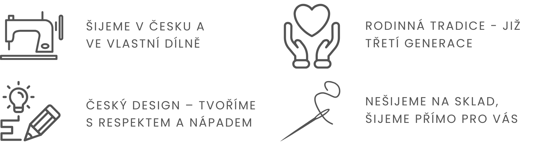 Šijeme v Česku – záruka kvality a poctivého řemesla (2)